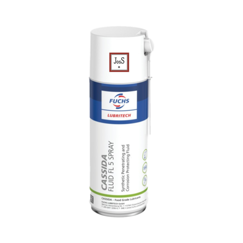 Cassida Fluid FL 5 Sprej – Sintetična penetrirajoča korozijska zaščita za uporabo v prehrambeni industriji