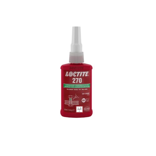 LOCTITE 270 – 50ml – za trajno zaklepanje in tesnjenje navojnih pritrdilnih elementov – 09002010000842