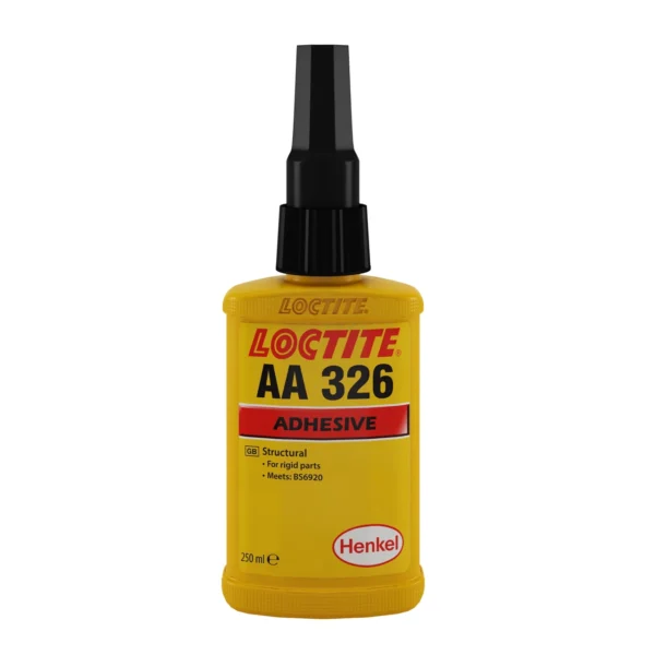 Loctite AA 326 - 250 ml- strukturno lepilo rumene do jantarne barve za lepljenje magnetov - 5010266169699