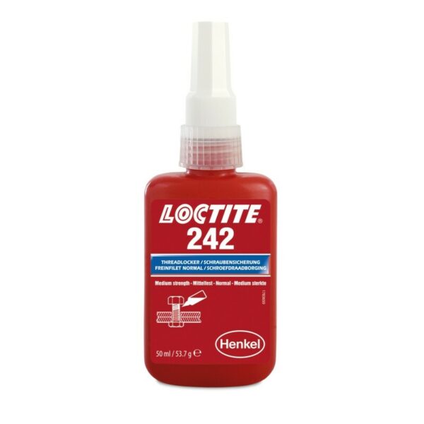 Loctite 242 - 50 ml - Tiksotropno lepilo za vijačno varovanje - 9002010000804