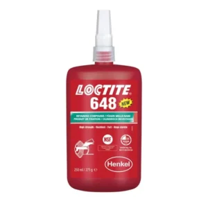 Loctite 648 - 250 ml pritrditev - Sredstvo za spajanje cilindričnih delov visoke trdnosti - 9002010002167