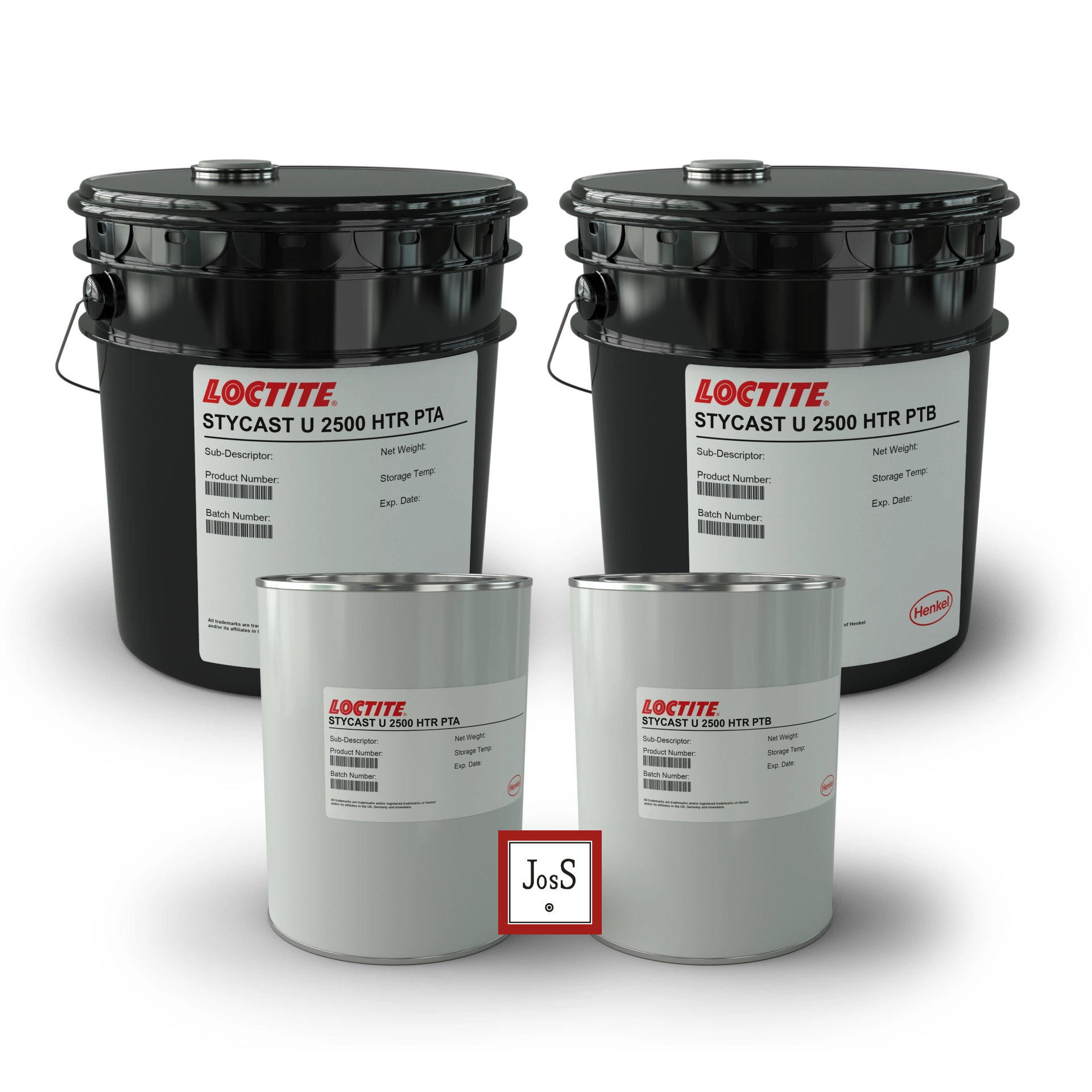 Loctite LOCTITE STYCAST U 2500 PTB Black PUR Potting Compound